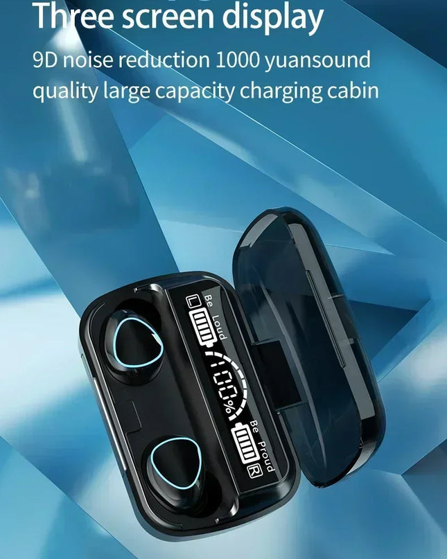 M10 Wireless Headphone Bluetooth Earphones Waterproof Earpieces Sport Earbuds For Huawei Iphone OPPO Xiaomi TWS Music Headset