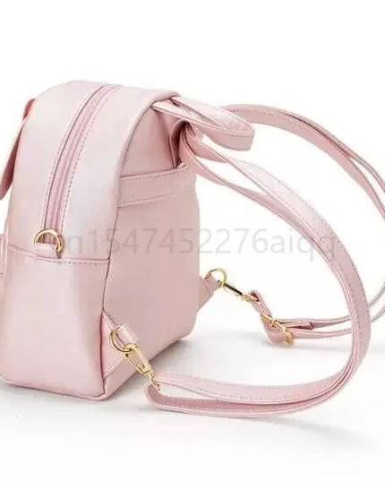 Sanrio Kawaii Hello Kitty Cinnamoroll My Melody Kuromi Pom Pom Purin Backpack Crossbody Messenger Bag Small Schoolbag Y2k Bag