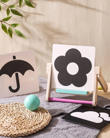 Montessori Wood Toys 0-12Months Baby Colorful Geometry Grasping Board Toys Newborn Sensory Touch Shape Recognition Game Toy Gift