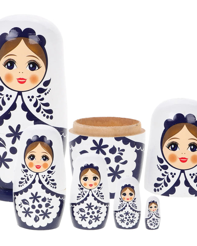 Toys Wooden Children's Handmade Animal Cartoon Kids Matryoshka Russian Vacation