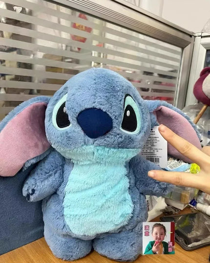 Stitch Angel Lotso peluche a mano bottiglia calda bottiglie di acqua calda inverno portatile borsa a mano calda