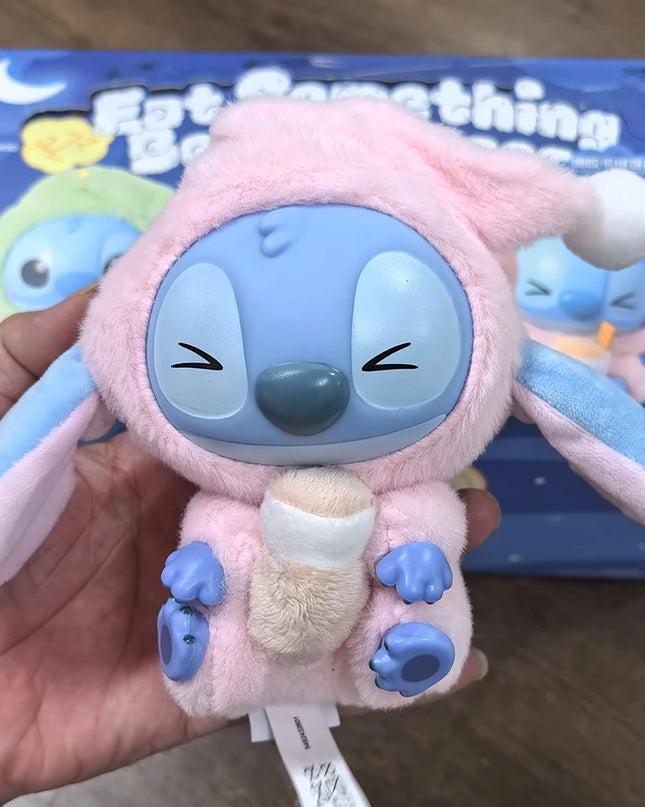 2025hot Stitch Eat Something Before Sleep Series Blind Box Plush Vinyl Toys Cute Doll Labu V3 Mystery Box Bag Pendant Decor Gift
