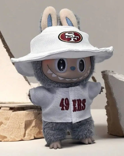 Labubu is wearing a pendant Labubu key chain baby clothes, men's street-fried sweaters, and tide brand suits blythe doll clothes