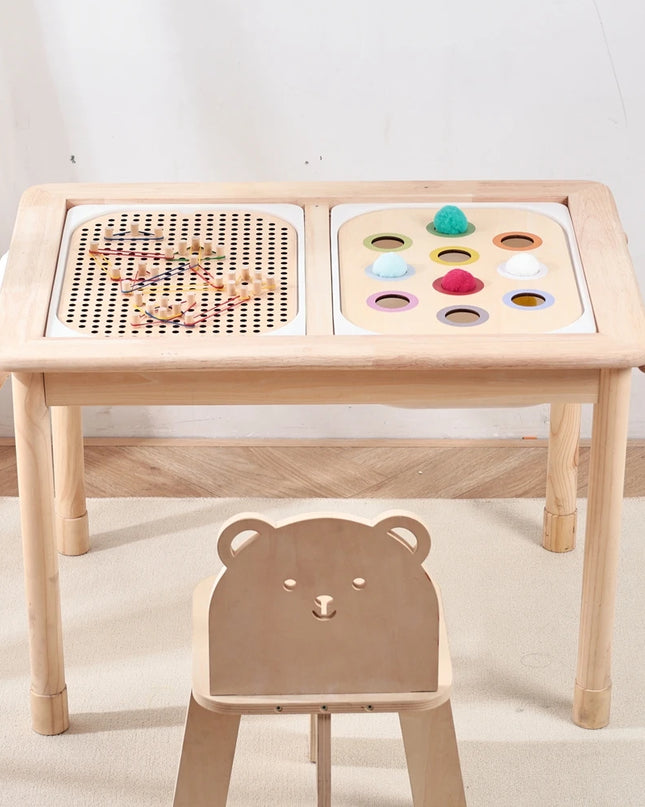 Montessori Sensory Tray Board Game,Early Educational Toys for Children Fine Motor skill Training Toys Sort Sensory Baby Toy Gift