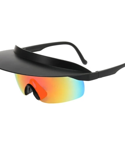 Visor Attaches To Sunglasses Sunglasses With Visor Attached Cycling Sunglasses Visor Shade Sunglasses Windproof Sunglass