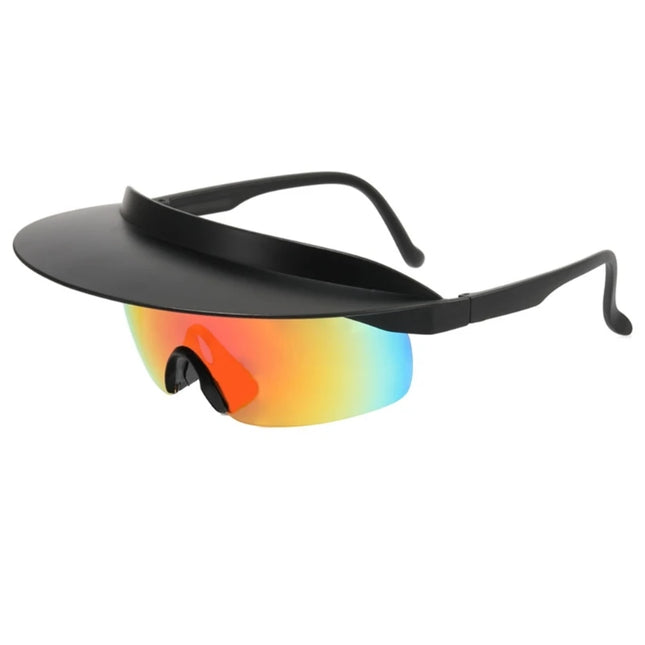 Visor Attaches To Sunglasses Sunglasses With Visor Attached Cycling Sunglasses Visor Shade Sunglasses Windproof Sunglass