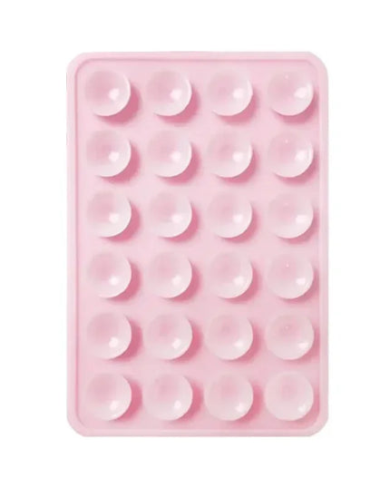 Phone Silicone Suction Cup Holder Multifunctional Suction Cup Wall Stand Square Anti-Slip Single-Sided Case Mount Back Sticker