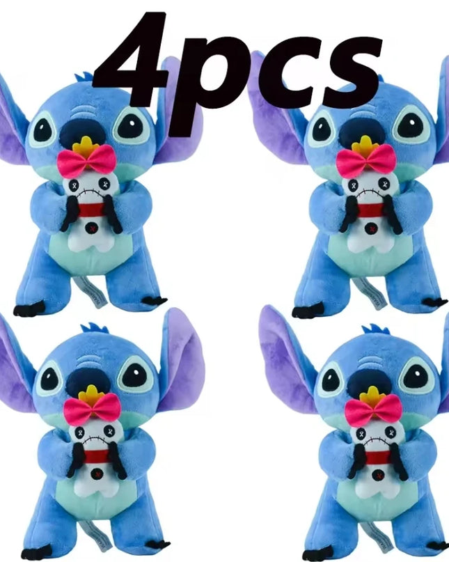 12cm 20cm 25cm Stitch Stuffed Plush Models Cartoon Stuffed Plush Dolls Anime Plush Baby Toys Kawaii Kids Birthday Gift