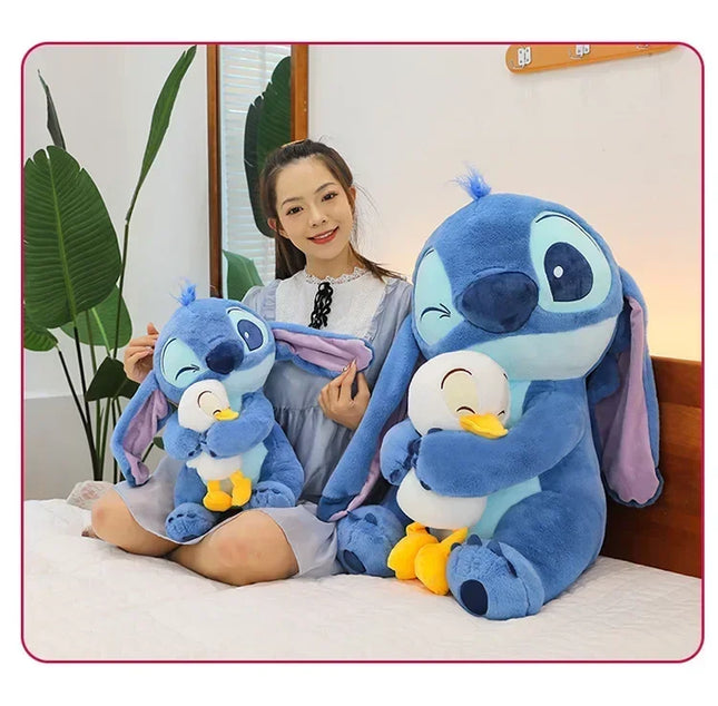 30/45cm  Stitch Plush Toy - Cute Lilo & Stitch Doll,Kawaii Donald Duck Stuffed Animal,Soft Birthday Gift for Kids Children