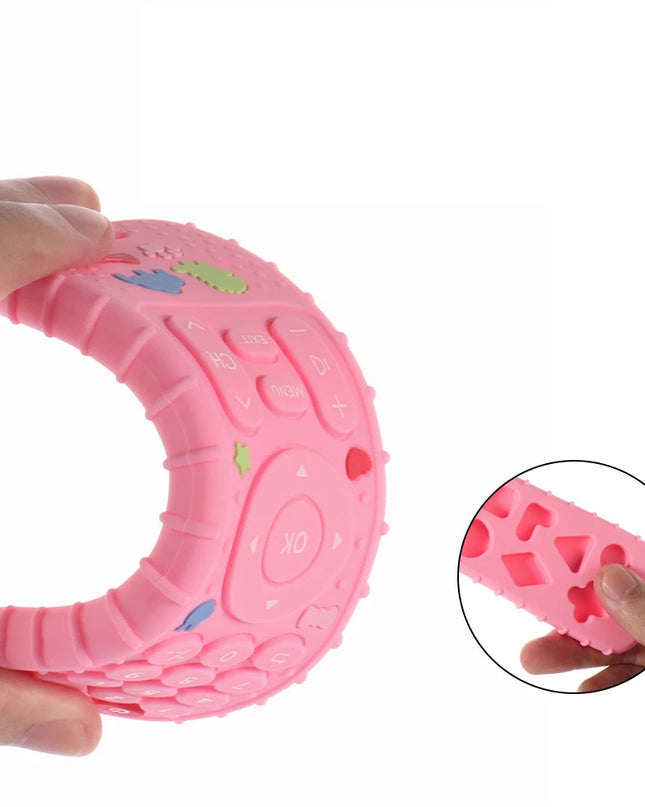Teether remote control children's silicone toys Montessori philosophy sensory boys girls gift