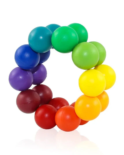 Sensory Fidget Toys DIY 3D Rotating Educational Balls Stress Anxiety Relief ADHD Cool Desk Toy Calm Down Travel Airplane Toys