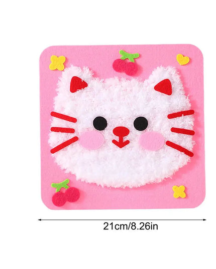 Learn to Sew Toys Cartoon Animals Handmade Dolls Crafting Set Sew Your Own Products Sewing Kits for Kids Learning Education Toys