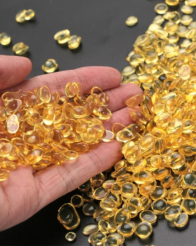 Best Quality 20/50/100/200G Italian Keratin Glue  yellow Granule/Beads/Grain  For Human Hair Extension