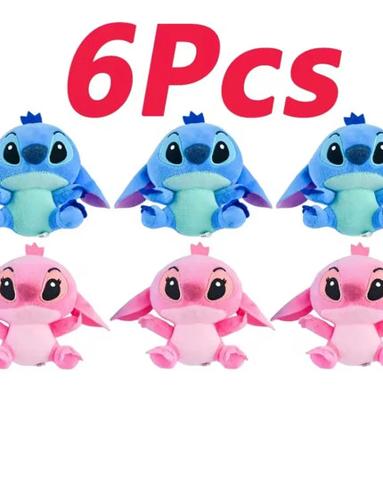 12cm 20cm 25cm Stitch Stuffed Plush Models Cartoon Stuffed Plush Dolls Anime Plush Baby Toys Kawaii Kids Birthday Gift