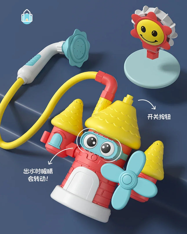 Baby Children's bath toys Water play toys Boys Girls bathing fun Electric water play artifact  Fun shower toy