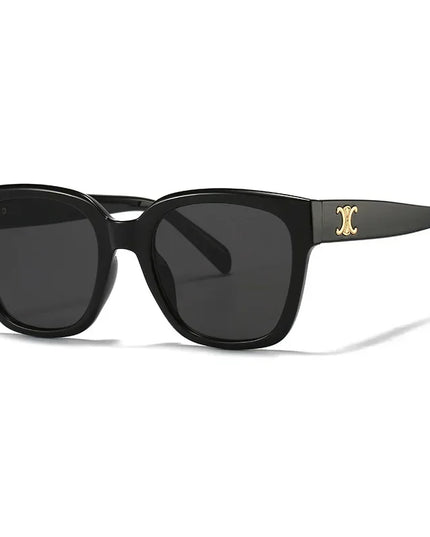 Man Summer 2025 new sunglasses high-end square slimming Facebook same style sunglasses anti UV simple women's version