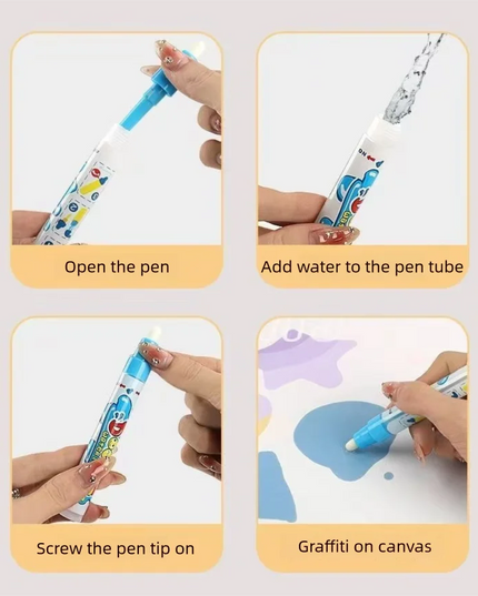 Magic Water Drawing Mat Extra Large Water Doodle Toy Set Painting Board Children Educational Toys Gift for Kids Multiple Size