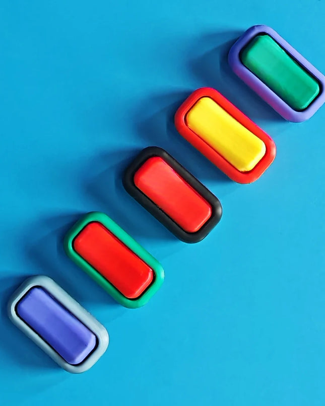 Switch Fidget Toy Pop Fidget Toy Click Toy for Stress and Anxiety Relaxing Portable Fingertip Simulate 3D Printed Switches Toys