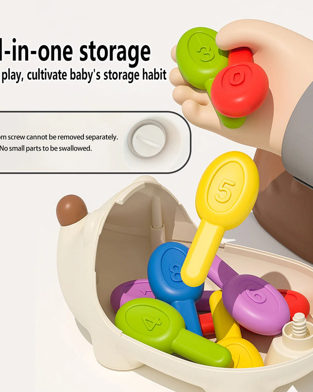 Montessori Hedgehog Toys Baby Concentration Training Education Toys Fine Motor Sensory Educational Toy for Kids Birthday Gifts
