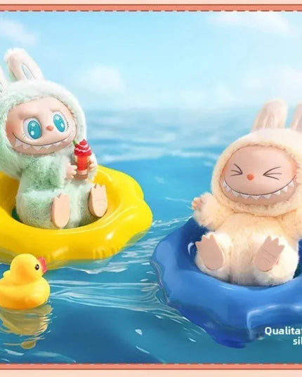 Genuine THE MONSTERS LABUBU Sitting Party Series Vinyl Plush Blind Box Figurine Surprise Hanging Birthday Gift From POP Mart
