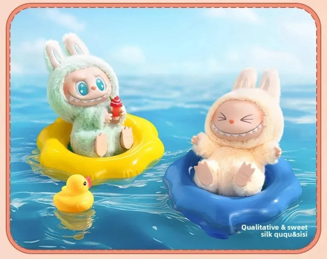 Genuine THE MONSTERS LABUBU Sitting Party Series Vinyl Plush Blind Box Figurine Surprise Hanging Birthday Gift From POP Mart