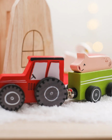 Montessori Game 1Set Of Farm Simulated Wooden Children's Toys Educational Toy Baby Room Decoration Desktop Furnishings Baby Gift