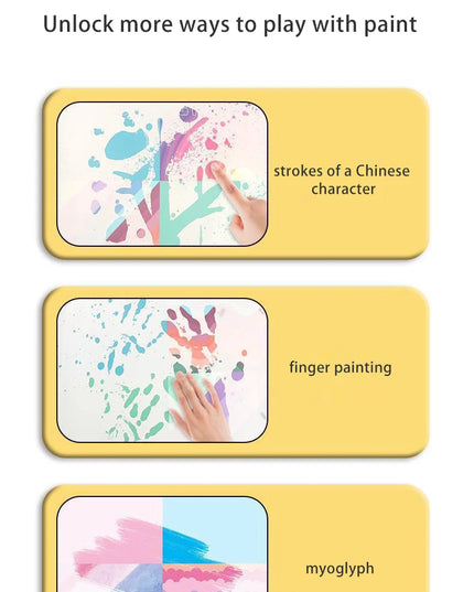 80x80CM Magic Water Drawing Mat Coloring Doodle Mat Montessori Painting Board Painting Pad Magic Pens Kids Educational Toy Gifts