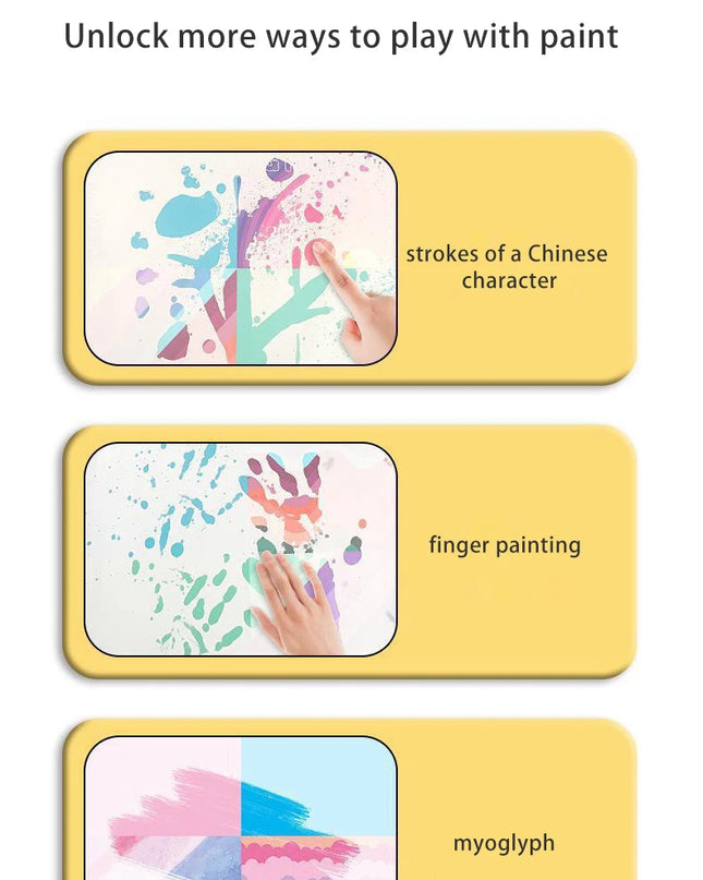 80x80CM Magic Water Drawing Mat Coloring Doodle Mat Montessori Painting Board Painting Pad Magic Pens Kids Educational Toy Gifts