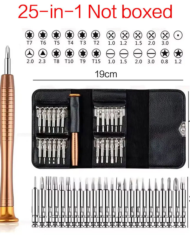 Precision Screwdriver Set, Laptop Tool Kit, 152/25 in 1 Professional Computer Screwdriver Repair Kit T5 T6 Torx Screwdriver