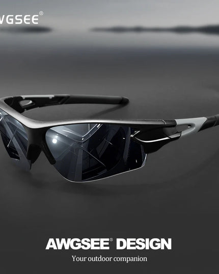 Sports Sunglasses for Men & Women – Semi-Rimless UV400 Protection for Baseball, Running, Fishing, Golf & Driving