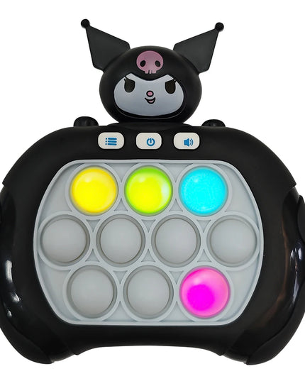 New Kuromi Quick Push Game Pop up Fidget Bubble Electronic Pop it Pro Game Light Stress Relief Toy Adult and Children's Gift toy