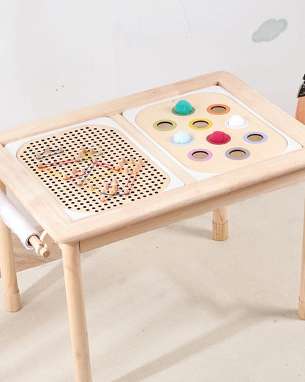 Montessori Sensory Tray Board Game,Early Educational Toys for Children Fine Motor skill Training Toys Sort Sensory Baby Toy Gift