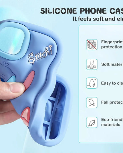 Silicone Wave Stitch Soft Cover Case For iPhone 16 15 14 13 12 11 Pro Plus mini Max Xs XR 6 7 8 SE