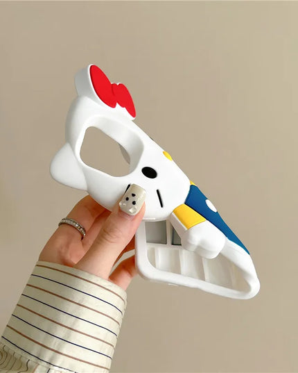 Couple Gift Blue Braces Hello Kitty Cartoon Silicon Back Phone Case for iPhone 12 13 Pro 11 14 15 Pro Max 13 14 Luxury Shell