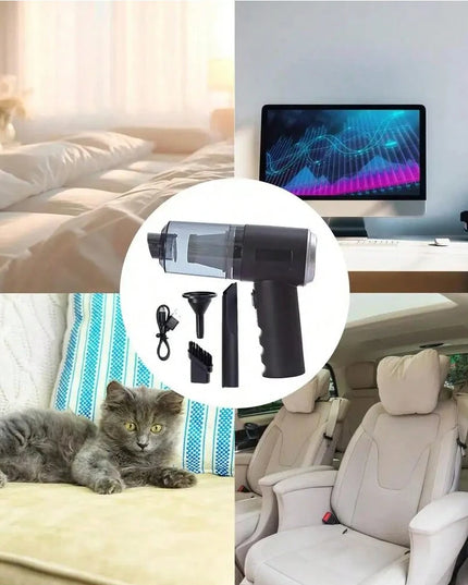 3 In 1 Integrated Suction And Blowing Vacuum Combination Vacuum Cleaner USB Charging Small Car Household Vacuum Cleaner