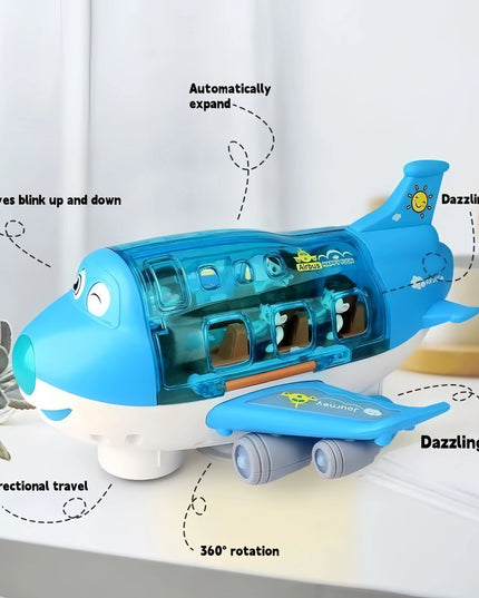 Children's toys: Electric airplane toys/car airplane models/Lights and music - boys' and girls' transportation toys, Christmas