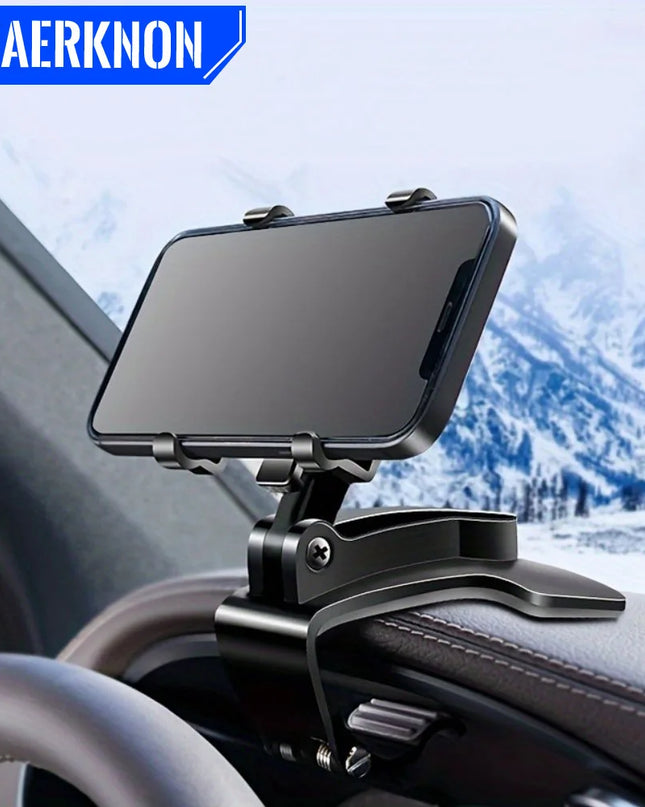 Support de téléphone universel pour tableau de bord de voiture 360 °   Support de voiture pour Smartphone rotatif, pour iPhone,