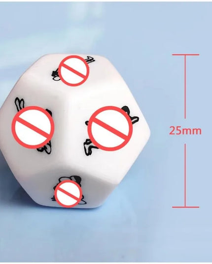 12 Sides Sex Toys for Couples Funny Sex Dice Adult Game Erotic Love Sexy Posture Foreplay Lovers Humour Game Toy Romantic Party