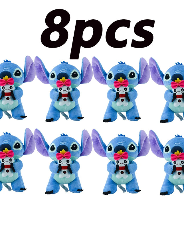 12cm 20cm 25cm Stitch Stuffed Plush Models Cartoon Stuffed Plush Dolls Anime Plush Baby Toys Kawaii Kids Birthday Gift