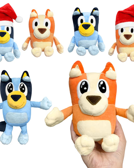 20/30CM Bluey And Bingo Plush Dolls Shining Star Eye Bluey Bingo Anime Plush Stuffed Toys Birthday Christmas Gift For Children