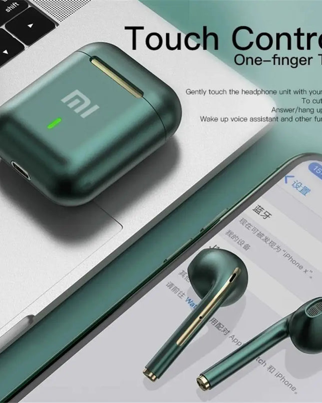 Original XIAOMI J18 Headset Wireless Earphones Bluetooth Headphones Sport Game TWS Earbuds In Ear With Mic Touch True For Stereo