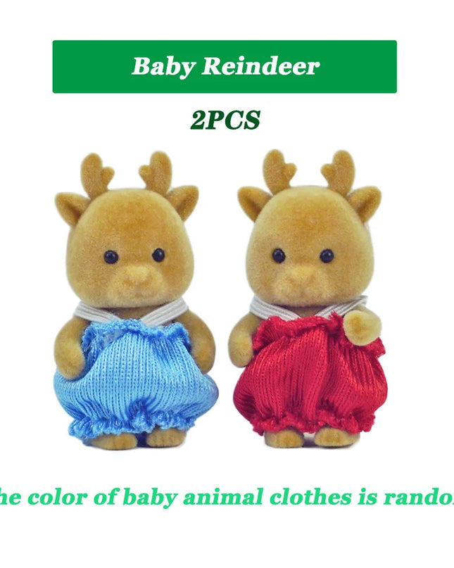 Toys Doll 1:12 Forest Family Montessori Kitchen Compatible Miniature Dollhouse Kitchen Accessories Furniture Pretend Play Gifts