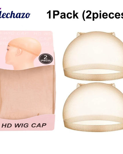 HD Wig Cap Weave Caps 6Pcs Skin Tone Bald Cap Hairnet Skin Tone Realistic Look Hd Scalp Wig Cap For Wigs Bundles Installation