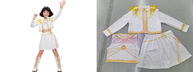 New Kids K-pop Demon Hunters Cosplay Mira Rumi Zoey Costume Girls Uniform Halloween Party 3D Printed Disguise Party Costumes