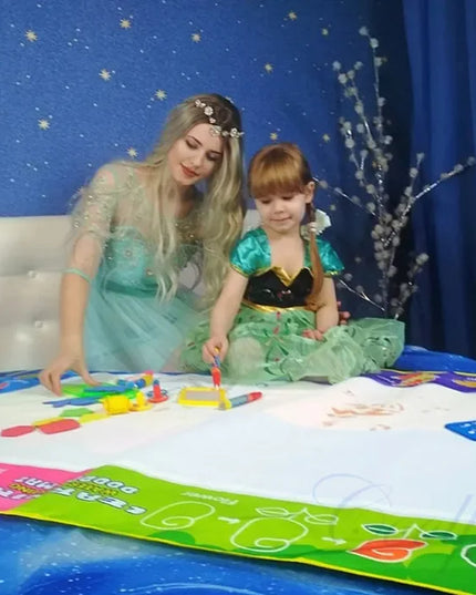Magic Water Drawing Mat Coloring Doodle Mat with Magic Pens Educational Toys  Painting Board Montessori Toys for Kids Gifts