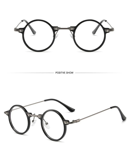 Round Sunglasses For Men Women Retro  Steampunk Sun Glasses Male Female Brand Designer Metal Frame Eyewear Shades Oculos De Sol