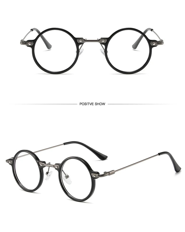 Round Sunglasses For Men Women Retro  Steampunk Sun Glasses Male Female Brand Designer Metal Frame Eyewear Shades Oculos De Sol