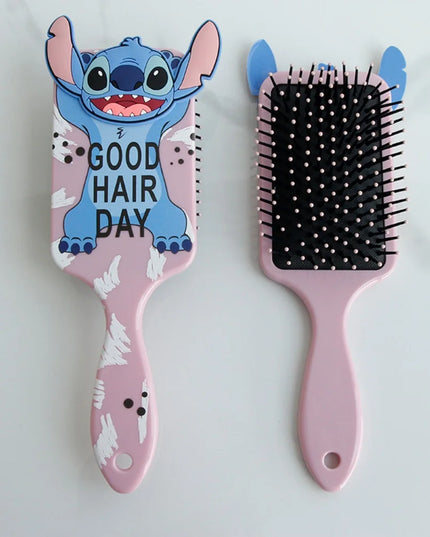 2025 Stitch Comb Series Cartoon needle around Air cushion massage comb for Kids Girl student comb gift