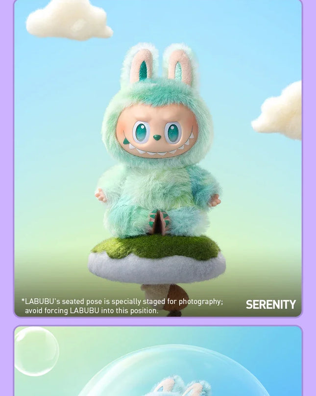 POP MART Cute Decoration The Monsters Plush Doll  Blind mystery Box Big into Energy Series V3.0 Toy For Collection Home Labubu