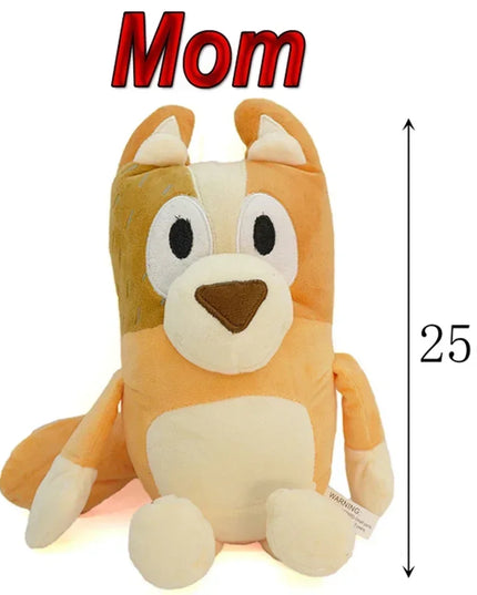 HOT SALE Bluey Dog Bingo Family Plush Toy Cartoon Dog Soft Stuffed Animals Dolls Birthday Christmas Gifts Family Blue-Y Bingo!!!